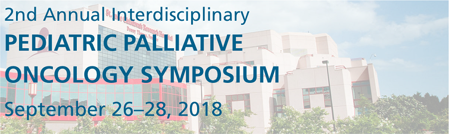Pediatric Palliative Oncology Symposium 2018 Banner